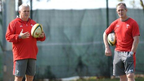 Warren Gatland and Rob Westall