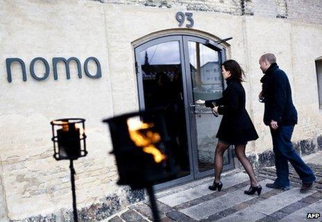 Couple enter Noma