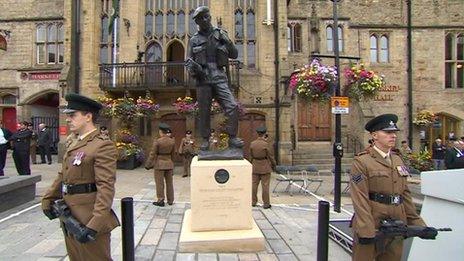 Memorial to the Durham Light Infantry