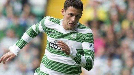 Celtic winger Aleksander Tonev