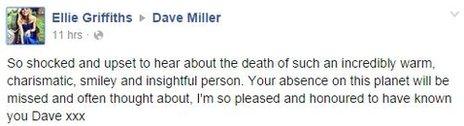 Dave Miller Facebook tribute