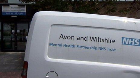 Avon and Wiltshire Mental Health Partnership van