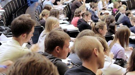 Students in lecture