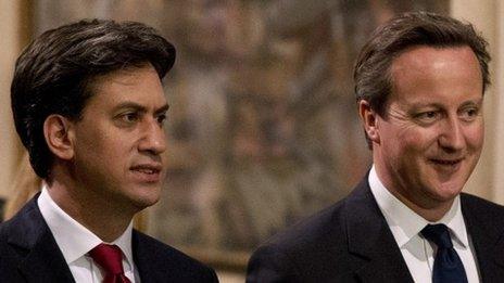 Ed Miliband and David Cameron