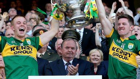 Kerry won the All-Ireland for the 37th time