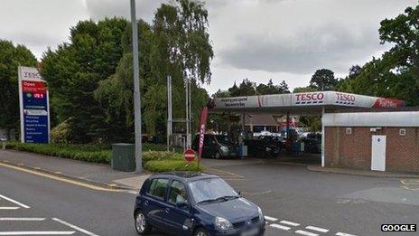 Tesco Branksome filling station