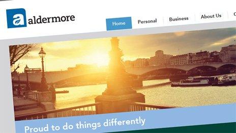 Aldermore website (screen grab)