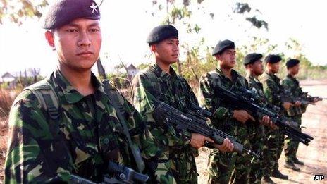 Gurkha troops