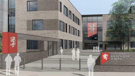 An image of how the school will look