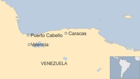 Map of Venezuela