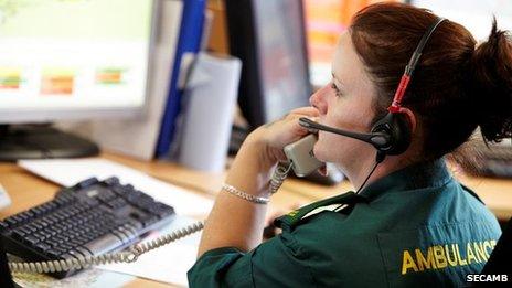 Secamb control room