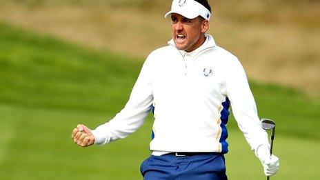 Ian Poulter of Europe