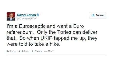 David Jones Tweet