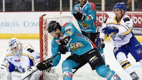 Action from the Odyssey Arena