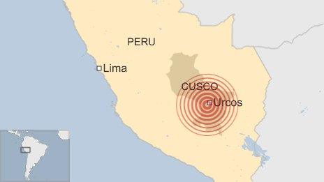 Map of Peru