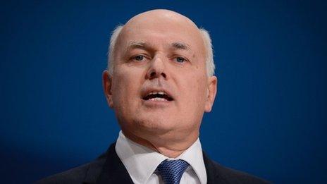 Work and Pensions Secretary Iain Duncan Smith