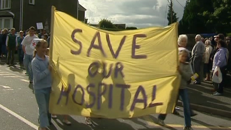 North Wales hospital plans protest