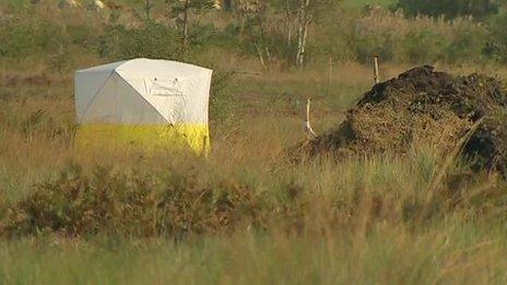 The remains were discovered in a drainage ditch on Oristown bog, near Kells