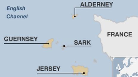 Map of the Channel Islands