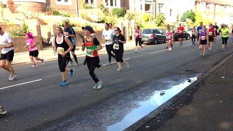 Runner at Roath Park