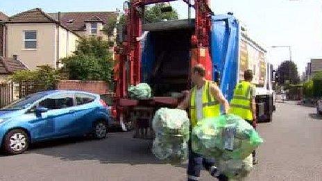 Recycling in Cardiff