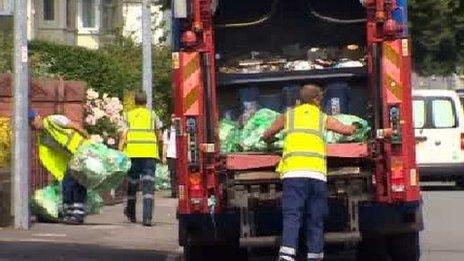 Waste collection in Cardiff