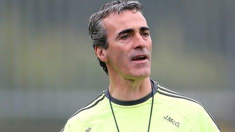 Jim McGuinness steered Donegal to the 2014 All-Ireland football final