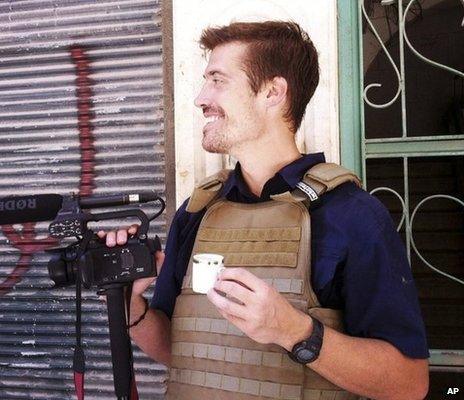 James Foley in Aleppo, Syria, 2012