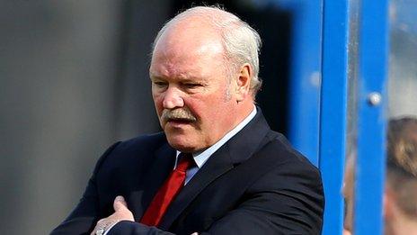 Portadown manager Ronnie McFall