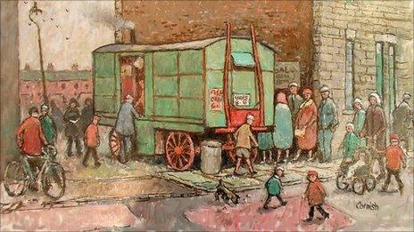 Mobile Fish Shop by Norman Cornish