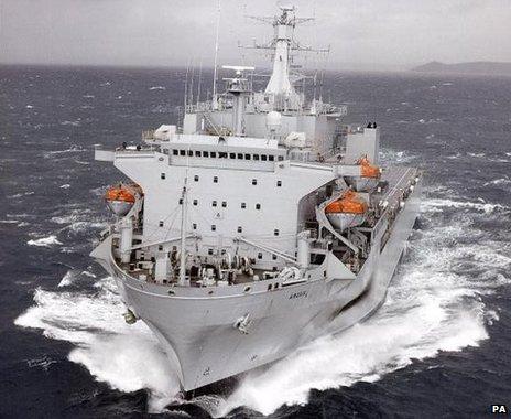 The Royal Fleet Auxiliary Argus