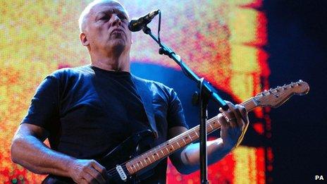 David Gilmour of Pink Floyd