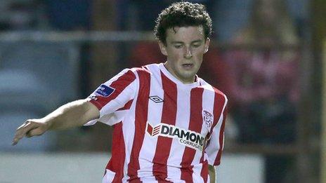 Barry McNamee scored the equaliser for Derry City against Limerick