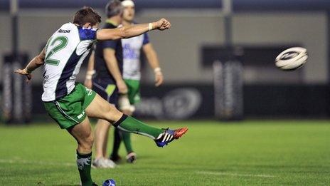 Craig Ronaldson's goal kicks helped Connacht to a 9-6 win over Treviso