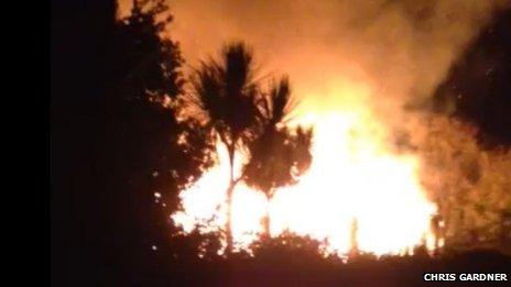 Royal Cliff Hotel fire in Sandown