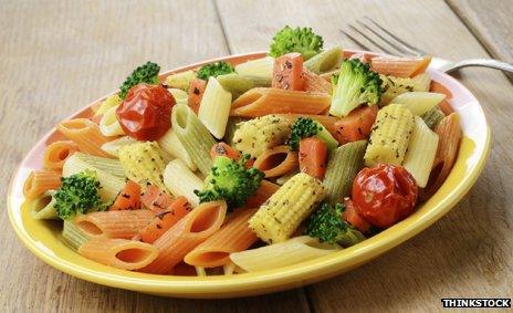 Cold pasta salad