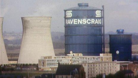 Ravenscraig steelworks pictured in 1990