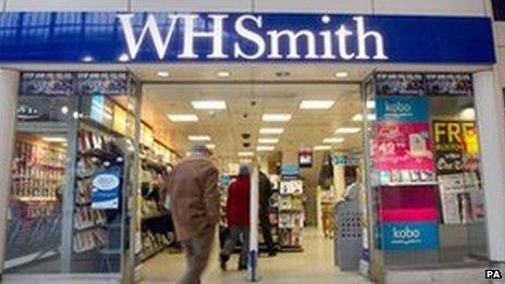 WH Smith store front