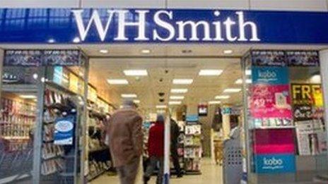 WH Smith store front