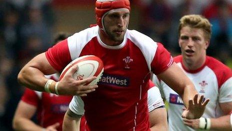 Lock Luke Charteris has won 48 caps for Wales