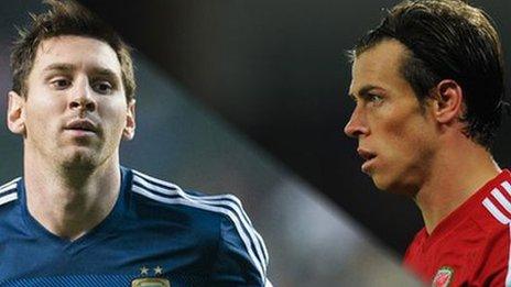 Lionel Messi and Gareth Bale