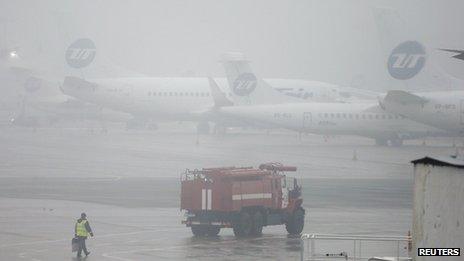 Vnukovo-3 Business Aviation Centre, Moscow"s Vnukovo airport, 21 October.