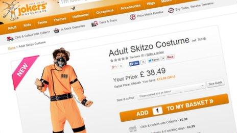 Adult Skitzo Costume