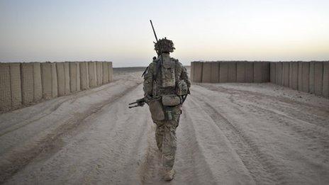 British troops in Afghanistan