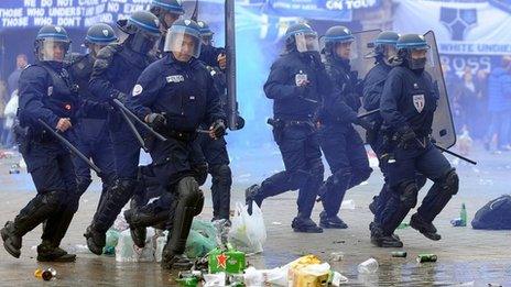 Police in Lille