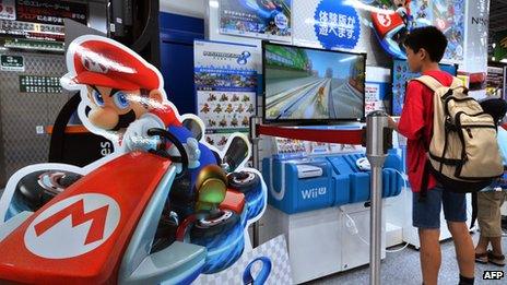 Nintendo gaming booth