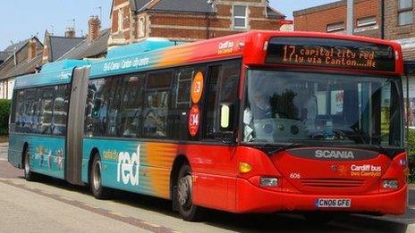 A Cardiff Bus