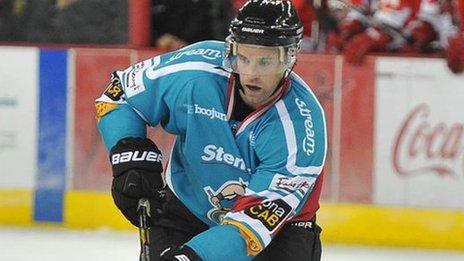 Evan Cheverie scored in Tuesday's win over Coventry Blaze