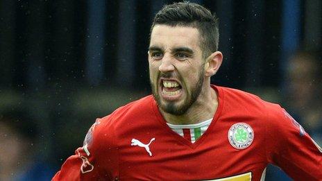 Joe Gormley scored twice in the first half for Cliftonville