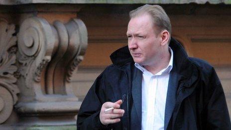 Mark Johnson outside Birmingham Crown Court